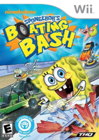SpongeBob's Boating Bash PAL Wii PAL box art